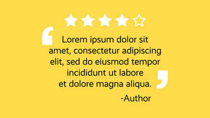 Five Star Testimonial