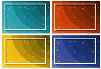 Fototapeta na wymiar Background template in four colors