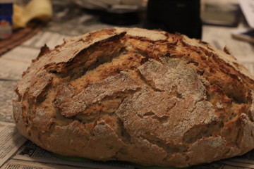 Pan de masa madre trigo natural