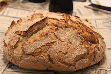 Pan de masa madre trigo natural