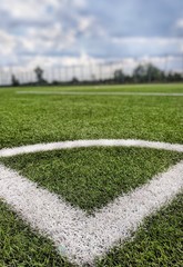 soccer ball on the field