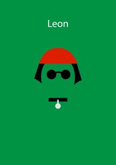 Print Leon illustration