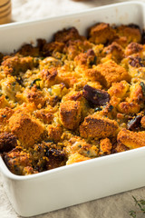 Homemade Thanksgiving Oyster Cornbread Stuffing