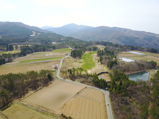 ひるがの高原 牧歌の里 ドローン空撮