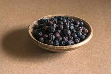 Juniper Berries in a Bowl