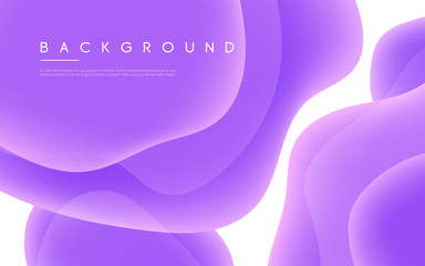 Abstract minimalist vector background with liquid bubble shapes