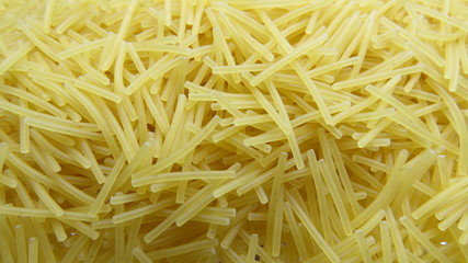 pasta on white background