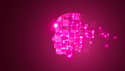 testa, cervello, intelligenza artificiale, sinapsi, memoria, digitale