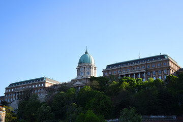Fototapeta na wymiar Landmark Buda Castle in Budapest
