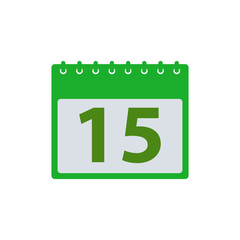 Calendar Icon. Flat style vector EPS.