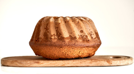 cupcake cake lies on the table