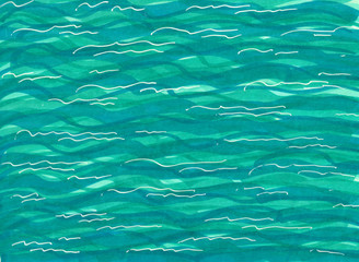 Abstract marker illustration geometric colourful background