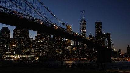 Obraz na płótnie Canvas NY City by Night