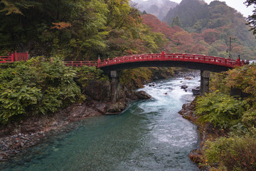 Shinkyo Bridge in Nikko, Japan