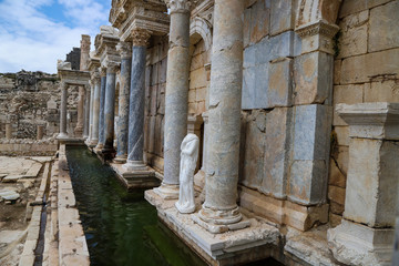 Sagalassos İn Burdur Turkey. Ancient City. Ancient Site. Letoon. Anatolia.