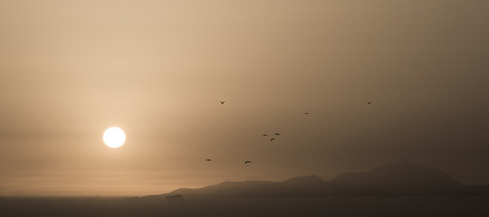 Tenerife Sunset Silhouette