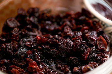 dried cherry macro