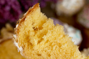 easter bread close-up