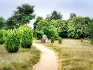romantischer Weg, verwunscher Park