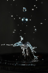 Obraz na płótnie Canvas 水滴のハイスピード撮影