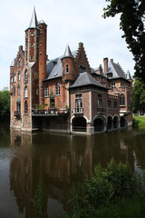 Fototapeta na wymiar belgium castle towers