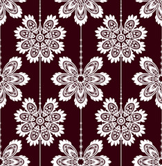 Vector Lace Seamless Pattern. Romantic Background.