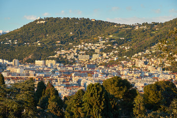 Fototapeta na wymiar Aerial view of Nice