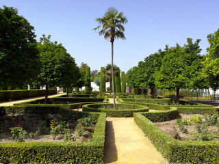 Garden of Alcazar of the Christian Monarchsis