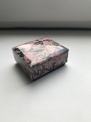 box on black background