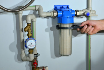 Mounting of house rainwater filter system. Borehole drilling and water treatment. Water filtration....