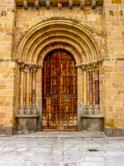 Details of an old door.