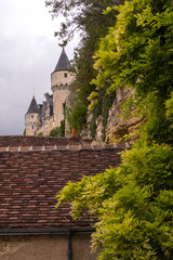 The beautiful village of Montresor bathed by the Indrois river, located in the Loire Valley.