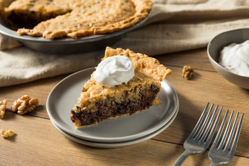 Homemade Chocolate Walnut Derby Pie