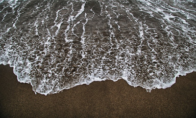 waves on the beach
