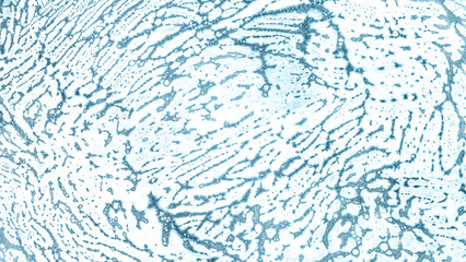 water drops on blue surface