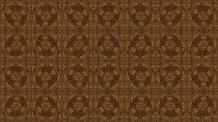 Colored ethnic fabric, rounded shapes  