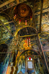 Obraz premium Interior Of Monastery of Varlaam - Meteora, Greece