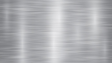Abstract metal background with glares in gray colors