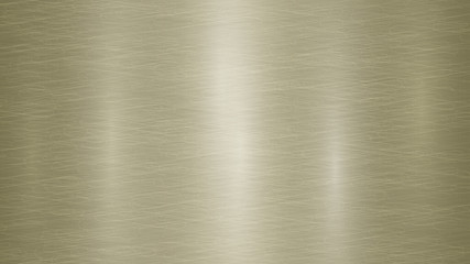Fototapeta premium Abstract metal background with glares in golden and yellow colors