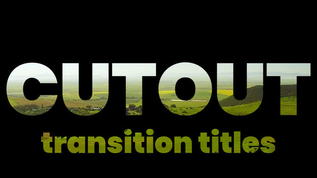 Cutout Transition Titles
