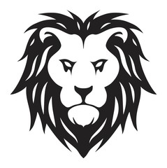vector head of lion