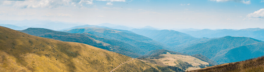 Picturesque nature of Ukrainian Carpathians