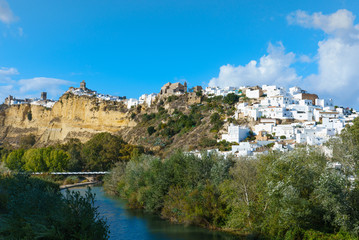 Fototapeta na wymiar Arcos de la Frontera, white town of Cadiz. Andalusia, Spain.