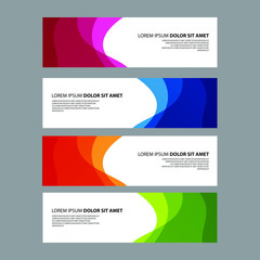 Vector Abstract design banner web template
