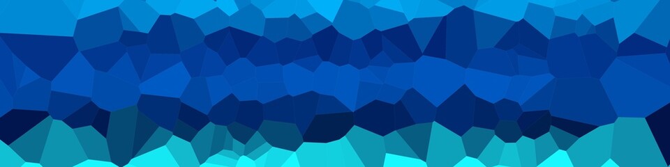 Abstract Ocean Voronoi trianglify Generative Art background illustration