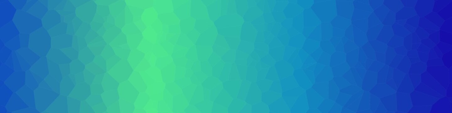Abstract Ocean Voronoi trianglify Generative Art background illustration