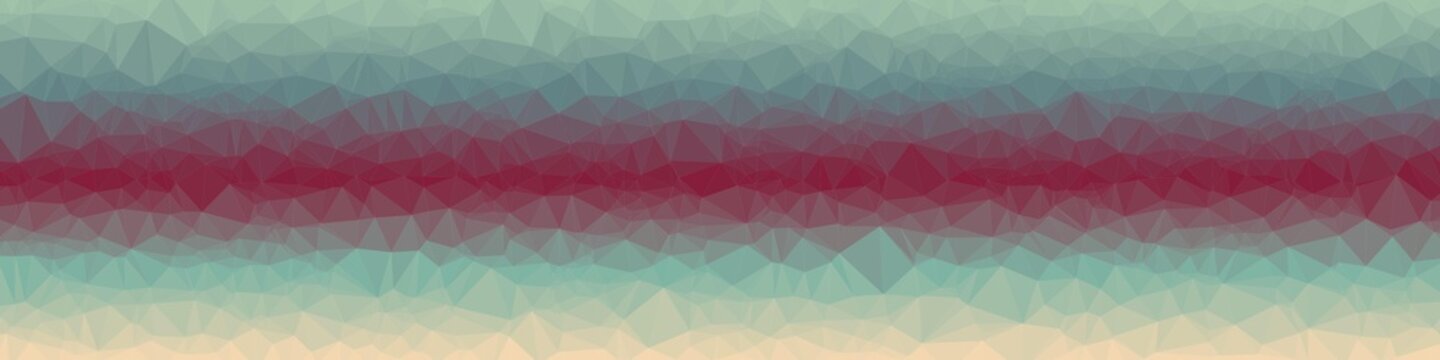 Abstract Ocean Voronoi trianglify Generative Art background illustration