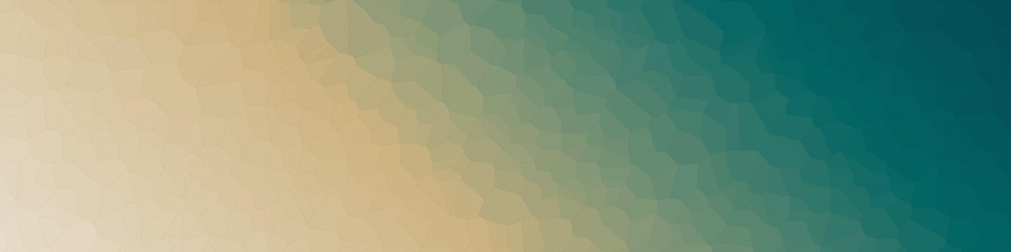 Abstract Ocean Voronoi trianglify Generative Art background illustration