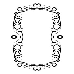 vector image, decorative ornamental frame, original design