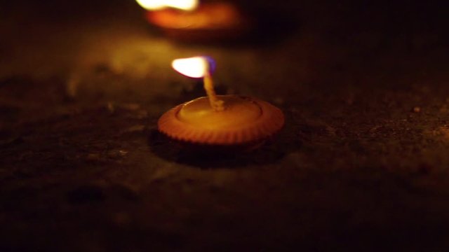 lanna lamp or candle and firework use as Lantern Festival or Yee Peng  Loy Krathong festival (Candles to be used for religious rituals)